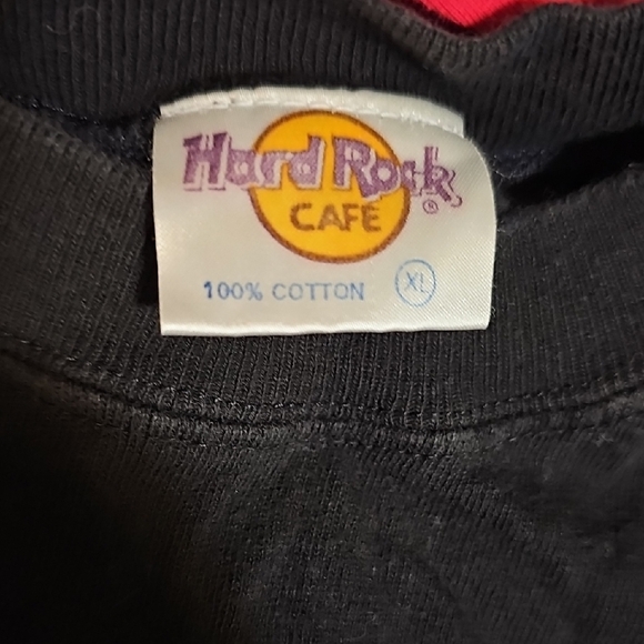 Hard Rock Cafe Beijing 1990s Genuine Vintage Black Tee with Logo - Picture 3 of 3